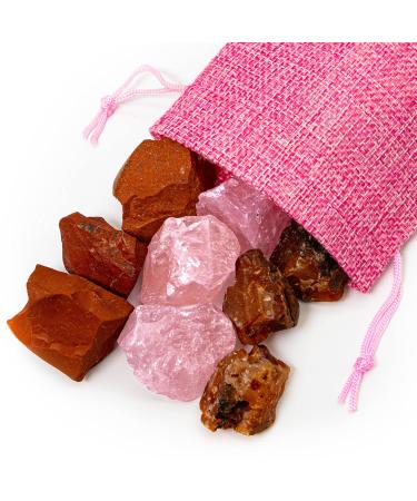 Love and affection |250g |100% natural stones |Jute bags |Premium water stones |Your healing stone gem water mixture |Source water cleaned 250g love and affection