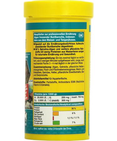 JBL NovoMalawi Complete Food for Algae-Eating Cichlids - 250ml Flakes - International Shipping - Buy Online on GoSupps.com
