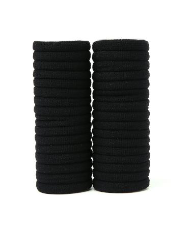 Miuance Small Black Hair Ties 120 PCS - No Damage Elastic Ponytail Holders for Kids Girls - Buy Online on GoSupps.com