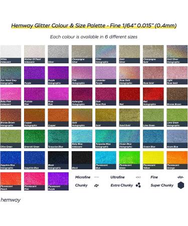 Hemway Ultra Sparkle Black Holographic Glitter Pot 25g - Multi-Purpose Cosmetic Safe for Halloween Makeup, Nails, Hair, Arts & Crafts - Fine 0.4mm - Epoxy Resin & Tumblers - Buy Online on GoSupps.com