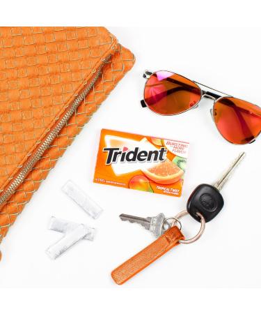 Trident Tropical Twist Sugar-Free Chewing Gum with Xylitol 39g - 14 Sticks - Buy Online on GoSupps.com