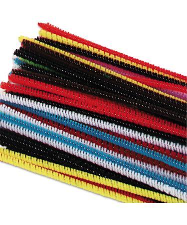 Chenille Kraft Regular Stems 6 x 4 mm Metal Wire Polyester Assorted 100/Pack (CKC710001) - Buy Online on GoSupps.com