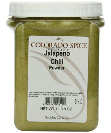 Colorado Spice Chili Pepper, Jalapeno Powder, 24-Ounce Jar Japapeno Powder 24 Ounce