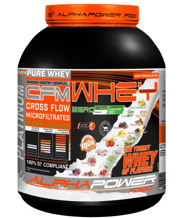 ALPHAPOWER FOOD Whey Protein Powder for Muscle Development I Whey Protein Powder Preferably from Pasture and Regional Origin with Excellent