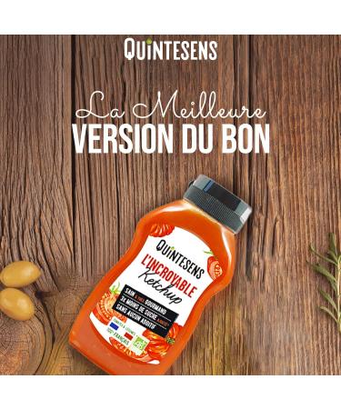 QUINTESENS - Set of 3 Incredible Ketchups - Gourmet & Healthy Flavor - Made in France and Organic - Buy Online on GoSupps.com