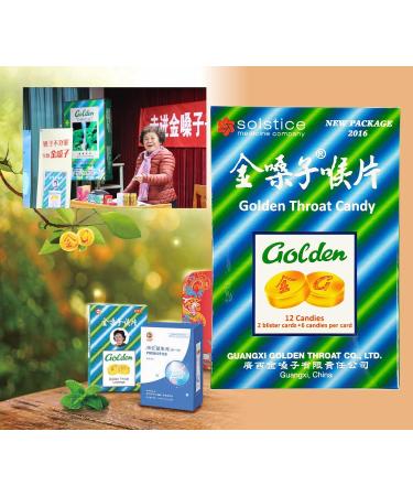 Golden Throat Candy Honeysuckle Original Flavor (8 Packs 96 Candies) - Soothing Refreshing  - Buy Online on GoSupps.com