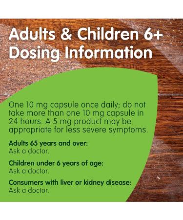 Zyrtec 24 HR Indoor/Outdoor Allergy Relief Liquid Gels - 40 ct - Cetirizine HCI Antihistamine - Buy Online on GoSupps.com