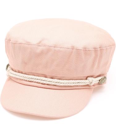MIRMARU Women's 100% Cotton Greek Fisherman's Sailor Fiddler Hat Cap - Roped Blush, One Size - Buy Online on GoSupps.com