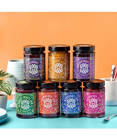 Good Good Assorted Keto-Friendly Jams Pack of 3 - Strawberry, Blueberry, and Apricot - Low Carb Vegan Breakfast Options - Buy Online on GoSupps.com