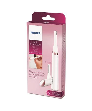 Philips SatinCompact Women's Precision Trimmer - Face, Eyebrows, & Body Hair Removal (HP6389) - Buy Online on GoSupps.com
