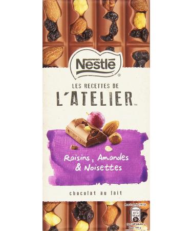 Nestlé Milk chocolate, raisins, hazelnuts and almonds - 195g bar