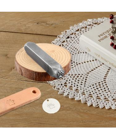 Yoption 6mm Dog Paw Metal Stamp for Jewelry, Clay, Leather, Wood - Paw Pattern Stamping Tool - Buy Online on GoSupps.com