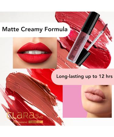 Super Matte Liquid Lipstick - Kiss-Proof Long Lasting Moisturizing Paraben-Free & Cruelty-Free - Gift for Girls & Women - 404 Rich Beige - International Shipping Available - Buy Online on GoSupps.com