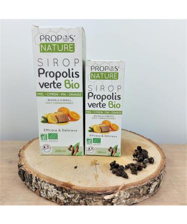 About Nature Organic Green Propolis Syrup (AB Certified) 200 ml - Buy Online on GoSupps.com