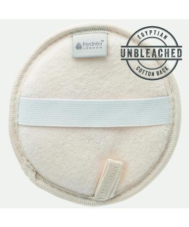 Hydra London Organic Egyptian Loofah Luxury Body Pad - Natural Exfoliating Spa Care - Buy Online on GoSupps.com