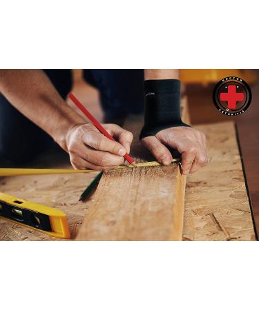 Dr. Arthritis Copper-Infused Wrist Sleeve for Support & Compression - Medium Size - Relief for Wrist Injuries, Sprains, and More - Buy Online on GoSupps.com