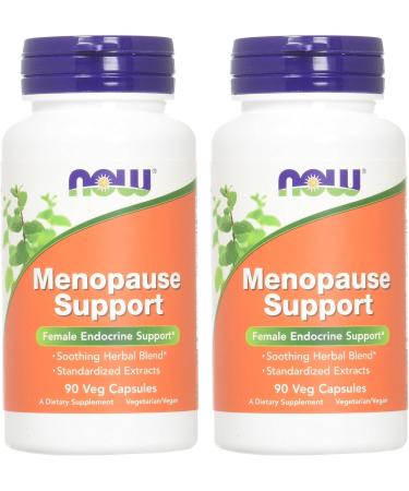 Now Supplements Menopause Support - Herbal Extract Blend 90 Veg Capsules (Pack of 2) - International Shipping Available - Buy Online on GoSupps.com