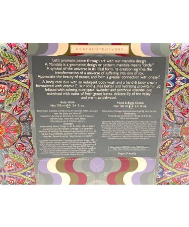 Heathcote & Ivory Love Revival Bodycare Duo | Mandala Bag Wash & Hand Cream - International Shipping Available - Buy Online on GoSupps.com