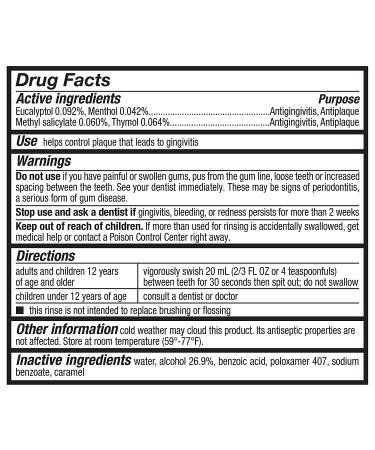 Amazon Basics Antiseptic Mouthwash - Original Flavor, 1.5L (50.7 Fl Oz) - 1-Pack - Buy Online on GoSupps.com