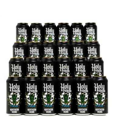 Northern Monk Brew Sabro Sparkling Water Multipack Hop Infused Fizzy Flavoured Carbonated Water No Sugar No Caffeine Non-Alcoholic 0% Less Than 10 Calories Vegan 24 x 440ml Cans