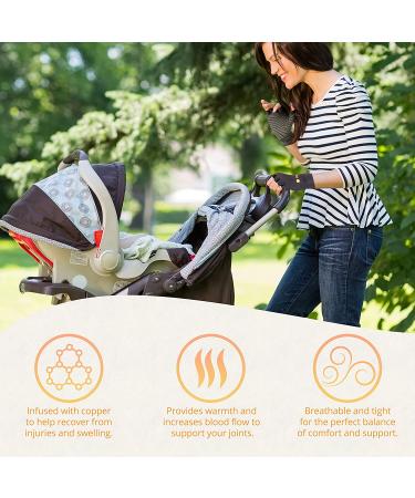 FITITUDE Copper Compression Gloves - Arthritis & Joint Pain Relief | Half Finger, Medium - Buy Online on GoSupps.com