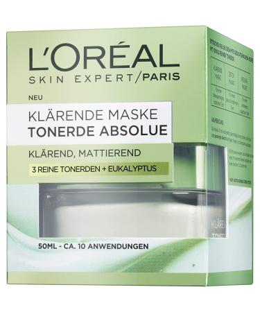 L'Or al Paris Absolue Purifying Mask - 3 Pure Clays + Eucalyptus 50ml | International Shipping Available - Buy Online on GoSupps.com