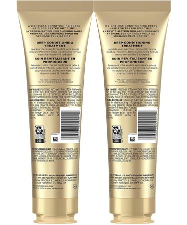 Pantene Miracle Rescue Deep Conditioning Hair Mask Pack of 2 - 8 Oz Each - Hydrating Treatment for Dry Hair - Buy Online on GoSupps.com
