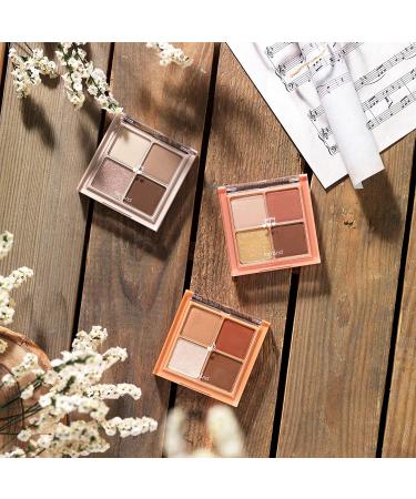 rom&nd Better Than Eyes 6 Colors Eyeshadow Palette | Long-Lasting & Crease-Free Makeup with Velvet Texture & Galaxy Glitter | MLBB Daily Use | K-Beauty Essentials | 6g/0.21oz No. M01 DRY APPLE BLOSSOM - Buy Online on GoSupps.com