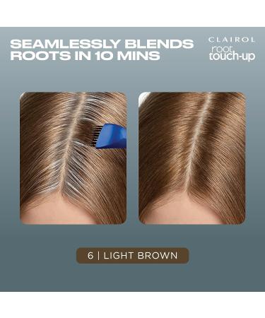 Clairol Root Touch-Up Hair Dye 6 Light Brown - 1 Count, Pack of 1 - Buy Online on GoSupps.com