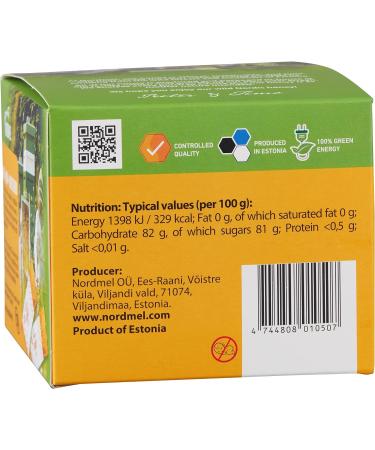 Nordmel Honey Sachets Box of 60-8g Per Sachet - Pure Natural Soft Honey -Unpasteurised Unfiltered Crystallized Natural Honey - Buy Online on GoSupps.com