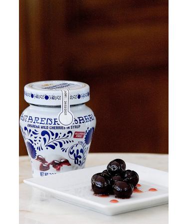 Fabbri Amarena Cherries in Syrup 8.1 oz - Pack of 2 | Premium Italian Cherries for Cocktails and Desserts - Buy Online on GoSupps.com