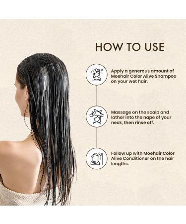 MOEHAIR Color Alive Shampoo & Conditioner Set - 12 Fl. Oz | Boost Vibrancy & Shine | Fade-Proof Color Protection | Sulfate & Paraben-Free | Salon-Grade Hair Care - Buy Online on GoSupps.com