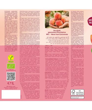 Organic Peach BIO P che 1 l (Lot de 1) - Buy Online on GoSupps.com