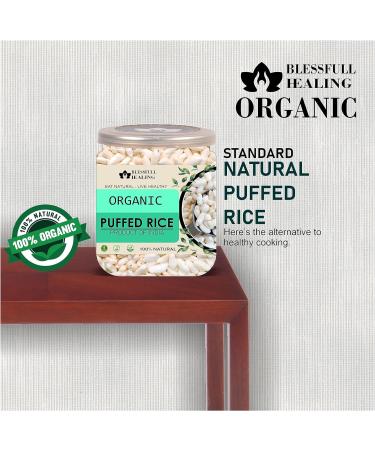 Blessfull Healing Organice Puffed Rice 1 lb (453 Gram) - Buy Online on GoSupps.com