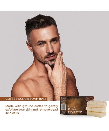 O Naturals Exfoliating Scalp Scrub Bar with Coffee Granules | 4oz Organic Vegan Soap for Hair & Body | Removes Dead Skin & Dandruff | Moisturizing 3-in-1 Formula for Women & Men - Buy Online on GoSupps.com