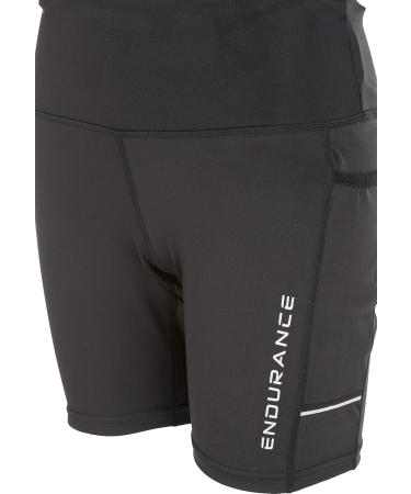 Endurance Women's Tights Energy 34 - Black | High Performance Stretch & Comfort for Active Lifestyles - Buy Online on GoSupps.com