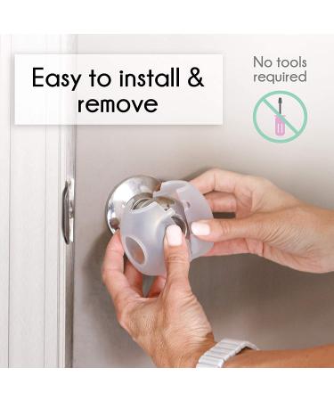 Little Chicks Baby Safety Door Knob Covers - 3 Count (Pack of 1) - Buy Online on GoSupps.com
