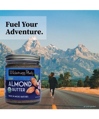 Wilderness Poets Raw Almond Butter 16 oz - Organic & Creamy Nut Butter - Buy Online on GoSupps.com