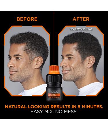 L'Oreal Paris Men Expert One Twist Mess Free Permanent Hair Color - Real Black 02 - Ammonia Free Dye to Cover Grays - Easy No Mix Application - 1 Kit - Buy Online on GoSupps.com