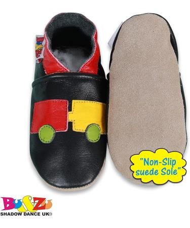 Shadow Dance UK Baby Shoes | Soft Sole Toddler Shoes | Boy Girl New Born Leather Winter Booties | Chuchutrain Design | Size 19 (6-12 Months) - Buy Online on GoSupps.com