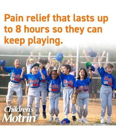 Motrin Children's Dye-Free Ibuprofen Chewable Tablets - Grape Flavor (24 Count) - Buy Online on GoSupps.com