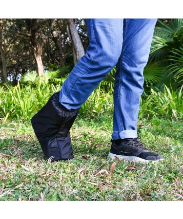 ARUNNERS Walking Boot Cover with Slip-Resistant Rubber Sole - Black Short Medium - Buy Online on GoSupps.com