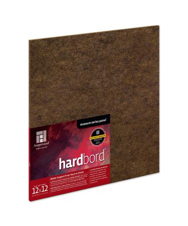 Ampersand Art Supply Hardboard Wood Painting Panel: Museum Series Hardbord  1/8 Inch Depth  12x12 12x12 1/8 Inch Flat Profile - Buy Online on GoSupps.com