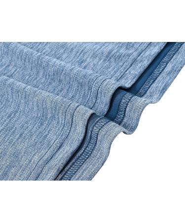 MoFiz Men's Short Sleeve Polo Shirt - Breathable Summer Golf Top in M Blue | International Shipping - Buy Online on GoSupps.com