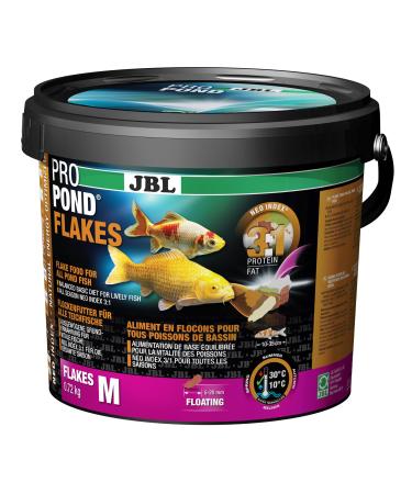 JBL Pond Fish Food, Floating Food Flakes, Vitality Food, ProPond Flakes, 0.75 kg