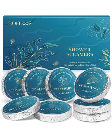 Cadeau Homme Boules de Bain Aromath rapie Aux Huiles Essentielles Cadeau P ques cadeau Anniversaire pour Homme Papa (8 Pi ces) hommes bleu