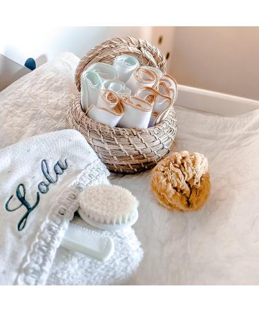 Mimadu Baby Washcloth Set | Oeko-Tex Cotton Towels for Infants | 10-Pack 25x25 cm Gold Mint | Soft & Safe Baby Care - Buy Online on GoSupps.com