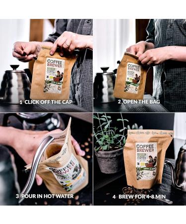 Premium Coffee Gift Set for Outdoor Lovers | 10 Best Single Estate & Organic Coffees | Perfect Gift for Men & Women | Brew Anytime Anywhere - Buy Online on GoSupps.com