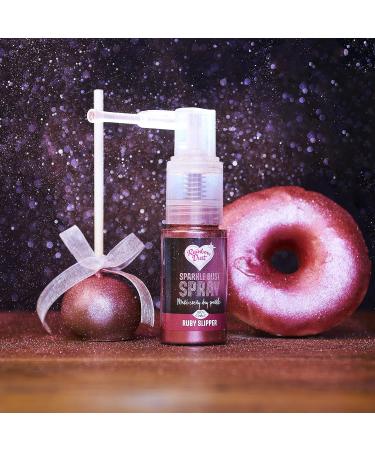 LGT RBD Sparkle Dust Spray Pump 10g Edible Glitter Cake Decorations. Food Icing Colouring. Snow White Golden Belle and Ruby Slipper. (Ruby Slipper) - Buy Online on GoSupps.com