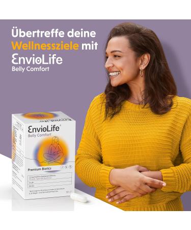 Enviolife Belly Comfort - 30 Capsules | Dietary Supplement with Biotin Lactic Acid Bacteria & Inulin for Healthy Mucous Membranes - Buy Internationally - Buy Online on GoSupps.com
